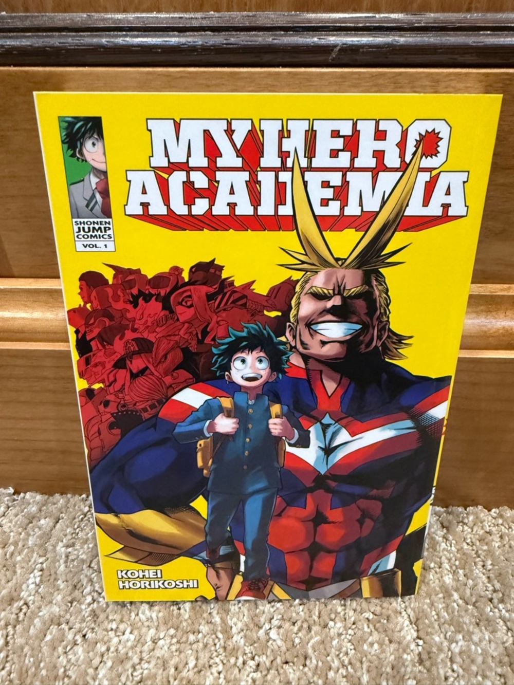 My Hero Academia Vol. 1 Manga - Bright Yellow Cover